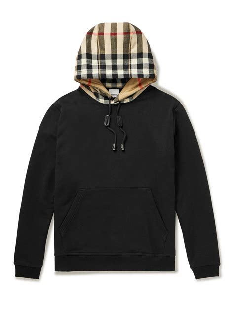 burberry checked hoodie|burberry check hoodie men.